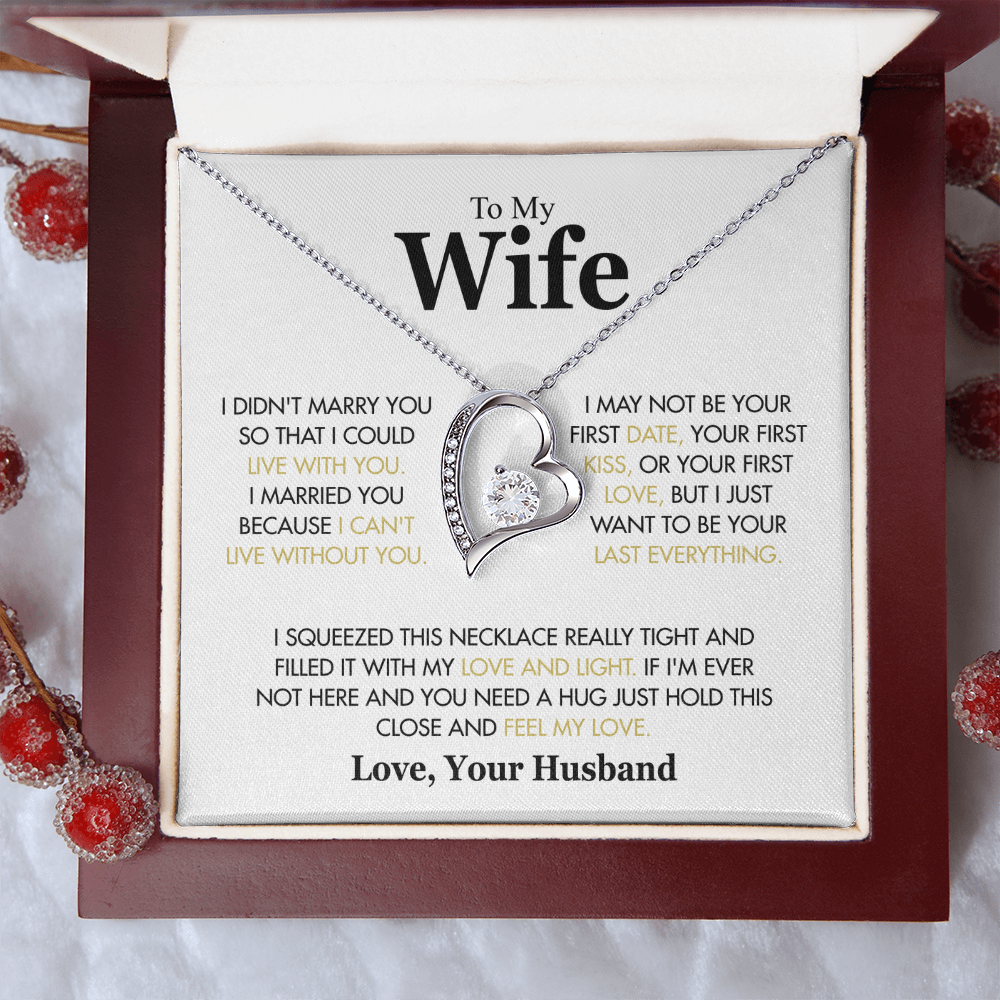 To My Wife - Forever Love Necklace Gift Set