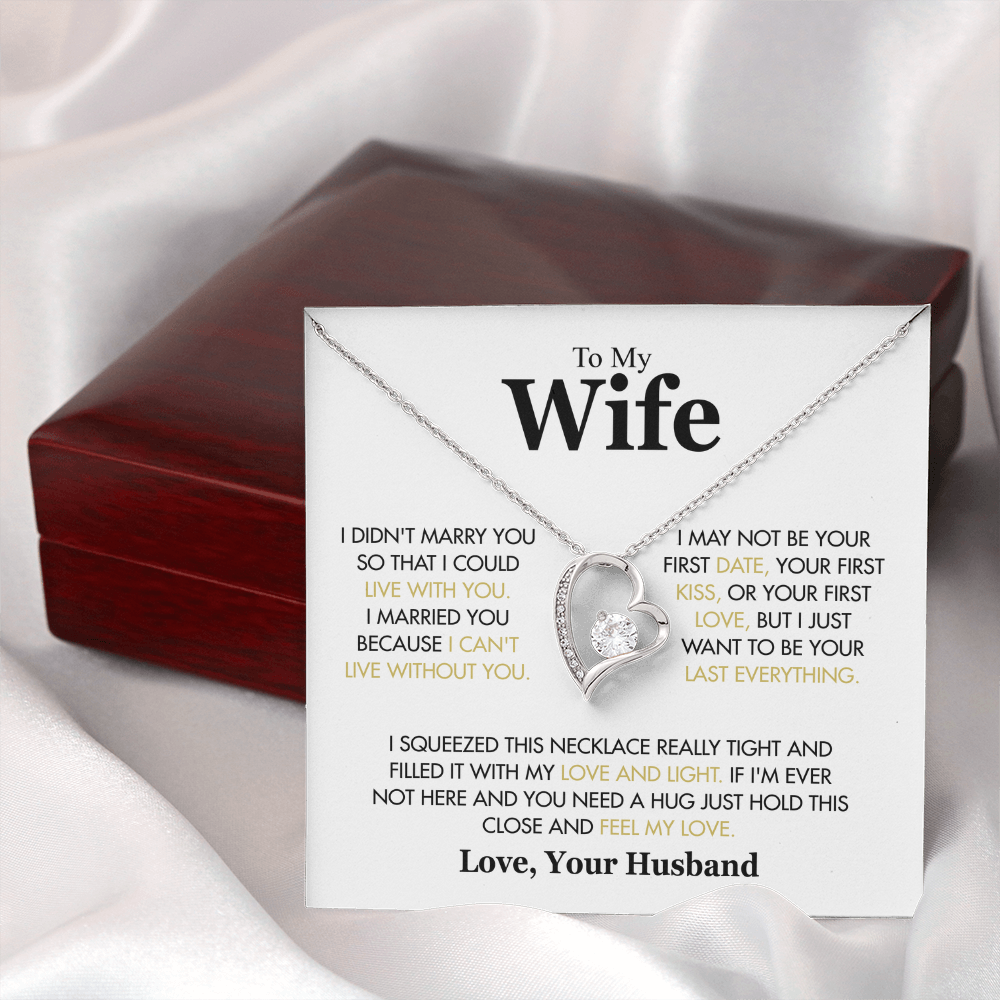 To My Wife - Forever Love Necklace Gift Set