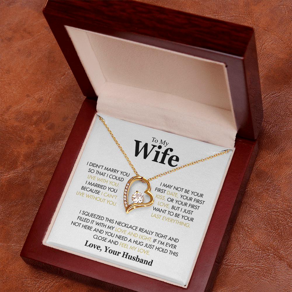 To My Wife - Forever Love Necklace Gift Set