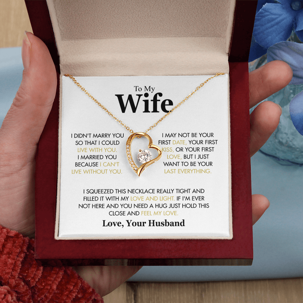 To My Wife - Forever Love Necklace Gift Set