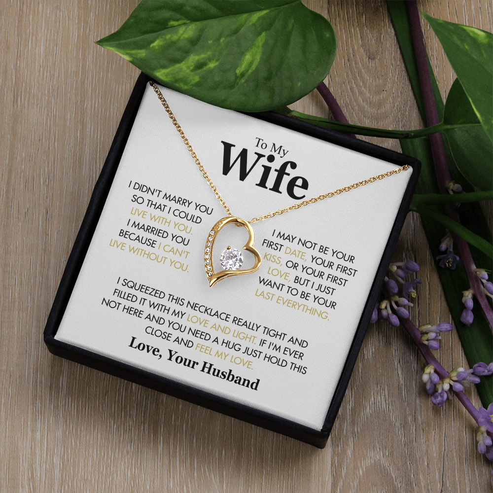 To My Wife - Forever Love Necklace Gift Set