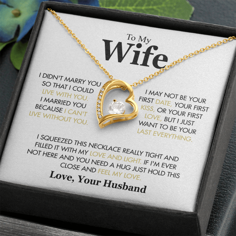 To My Wife - Forever Love Necklace Gift Set