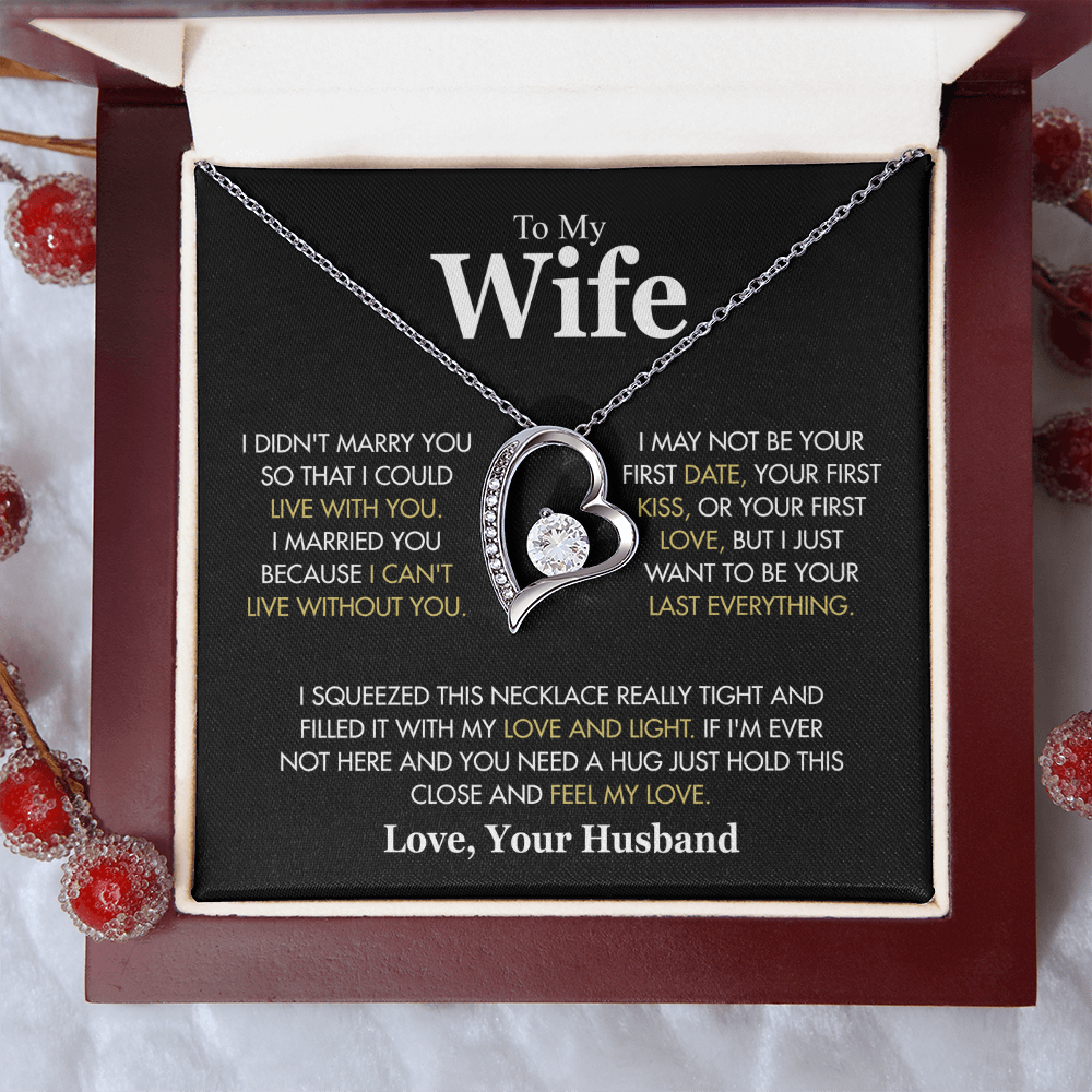 To My Wife - Forever Love Necklace Gift Set