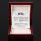 To My Wife - Forever Love Necklace Gift Set