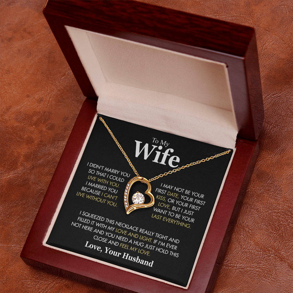 To My Wife - Forever Love Necklace Gift Set