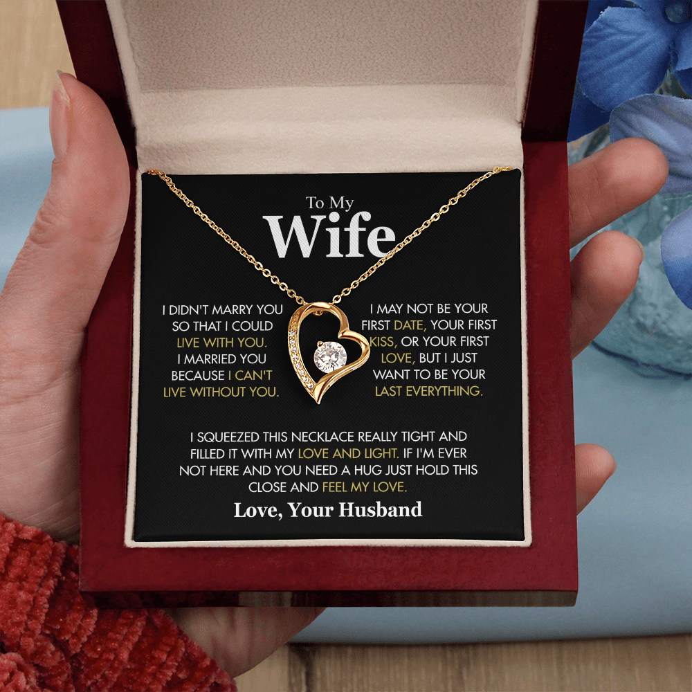 To My Wife - Forever Love Necklace Gift Set