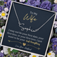 To My Wife-beautiful name necklace!