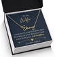 To My Wife-beautiful name necklace!