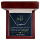 To My Wife-beautiful name necklace!