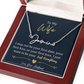 To My Wife-beautiful name necklace!