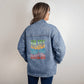 In My Corgi Era Denim Jacket, Oversized Dog Mom Jacket, Gift for Her, Dogs Mom Sweatshirt, Coffee Lover