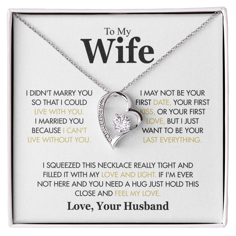 To My Wife - Forever Love Necklace Gift Set