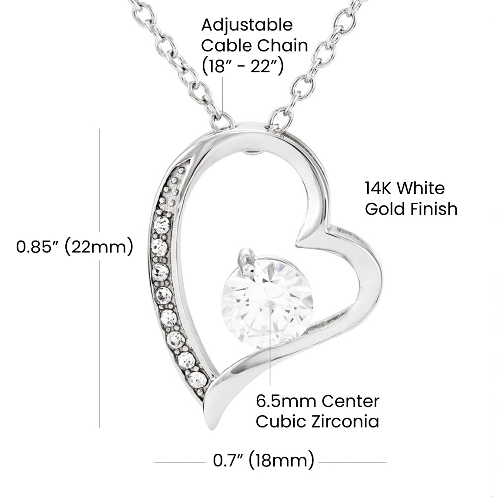 To My Wife - Forever Love Necklace Gift