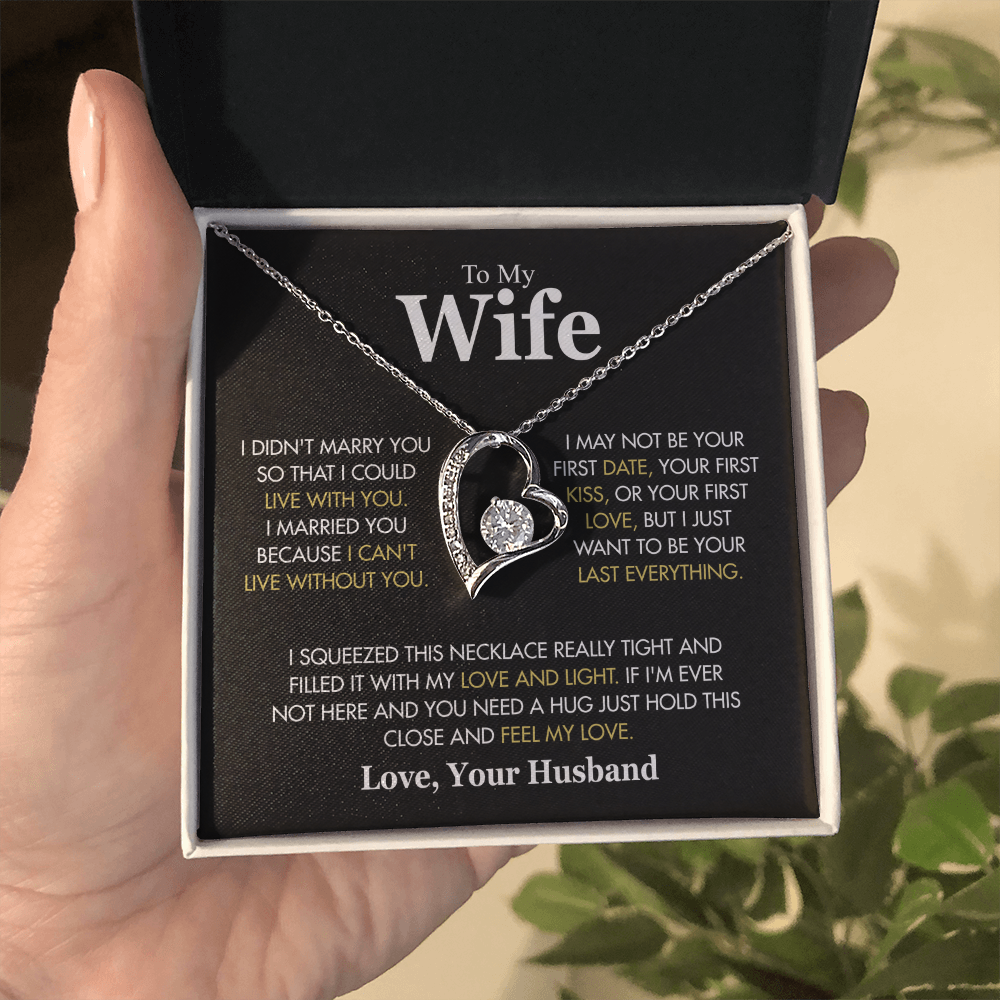 To My Wife - Forever Love Necklace Gift Set