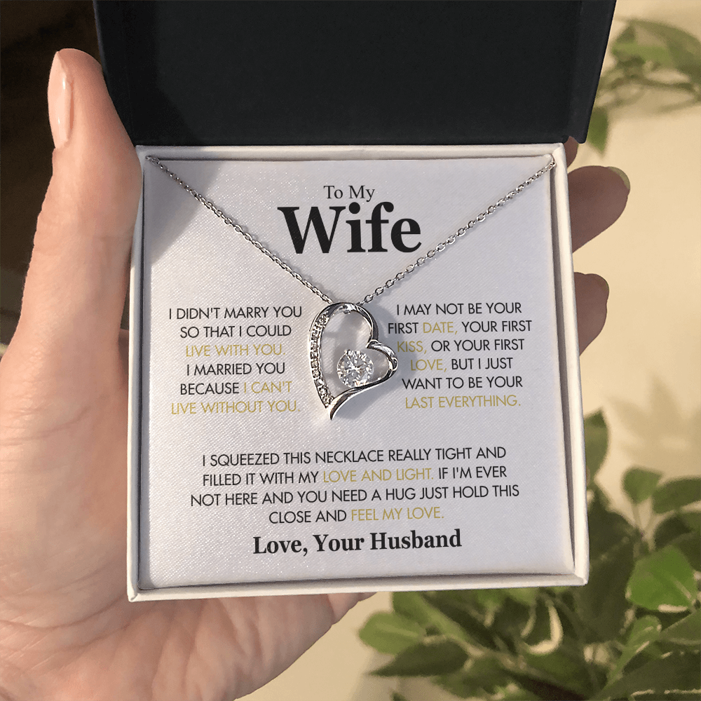 To My Wife - Forever Love Necklace Gift Set