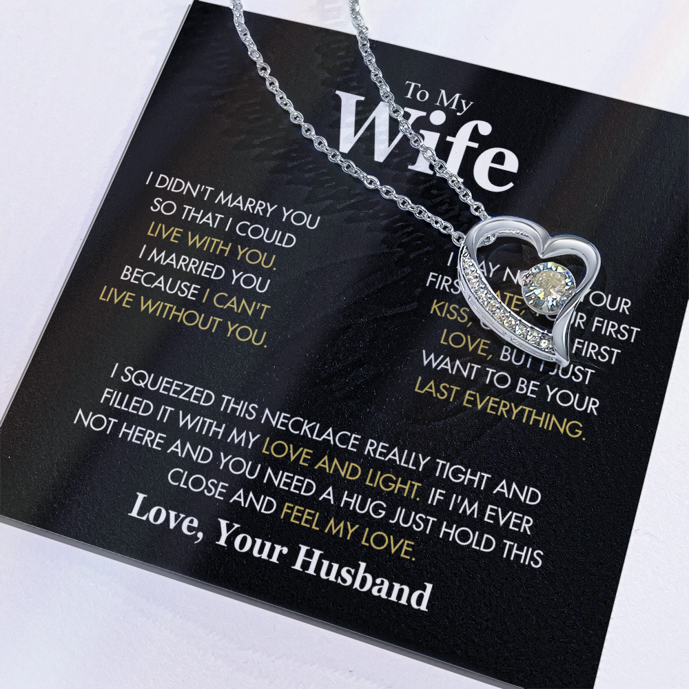 To My Wife - Forever Love Necklace Gift Set