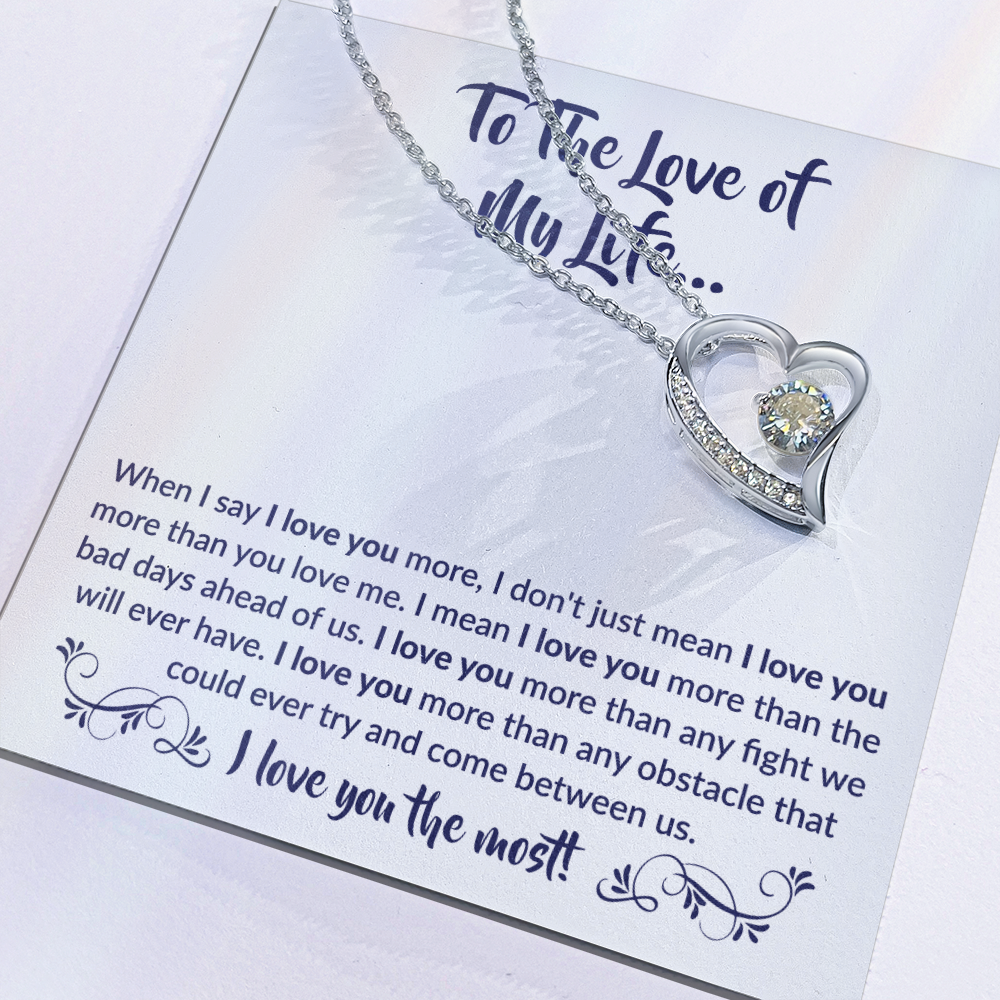 To The Love of My Life - Forever Love Necklace Gift Set
