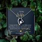 To My Wife - Forever Love Necklace Gift