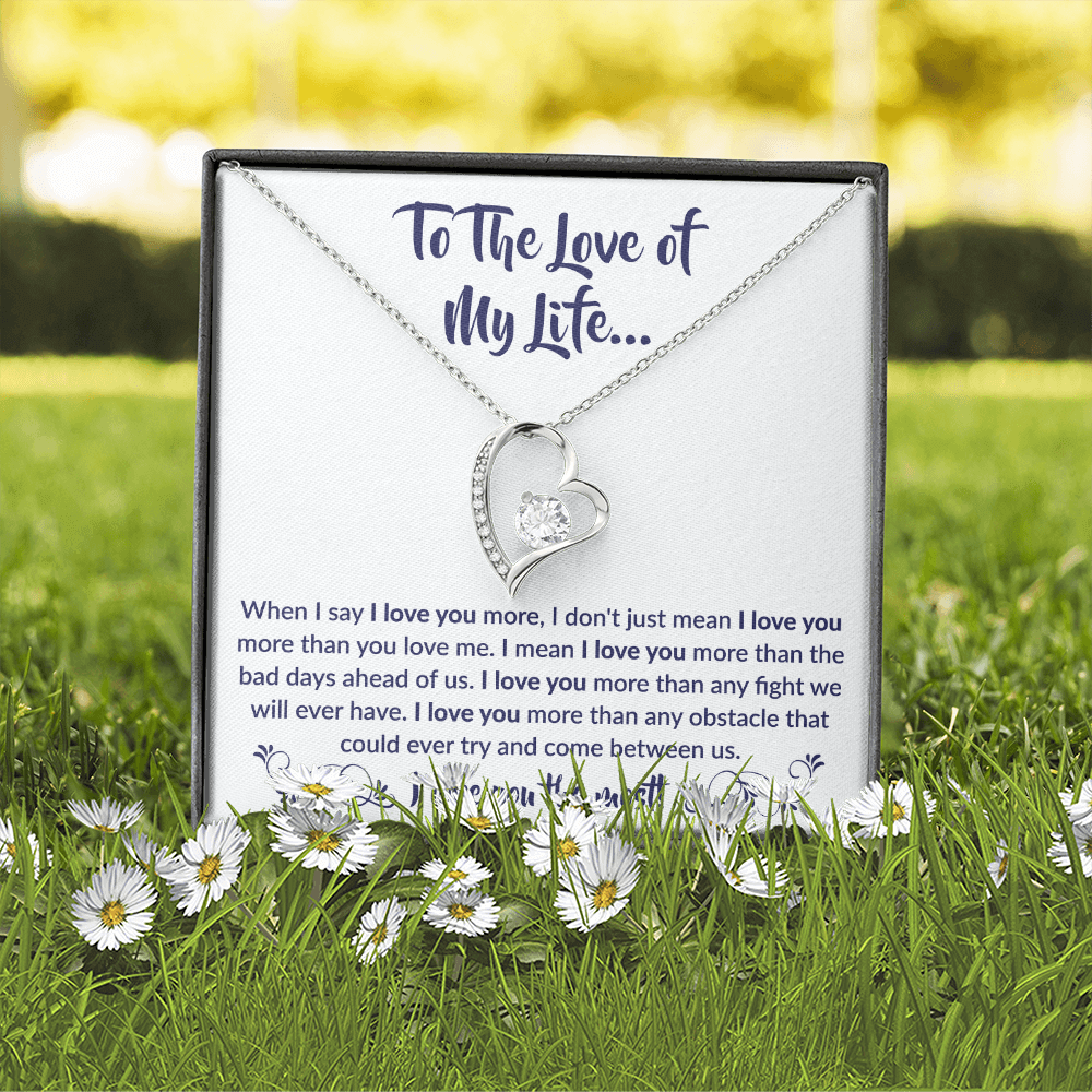 To The Love of My Life - Forever Love Necklace Gift Set