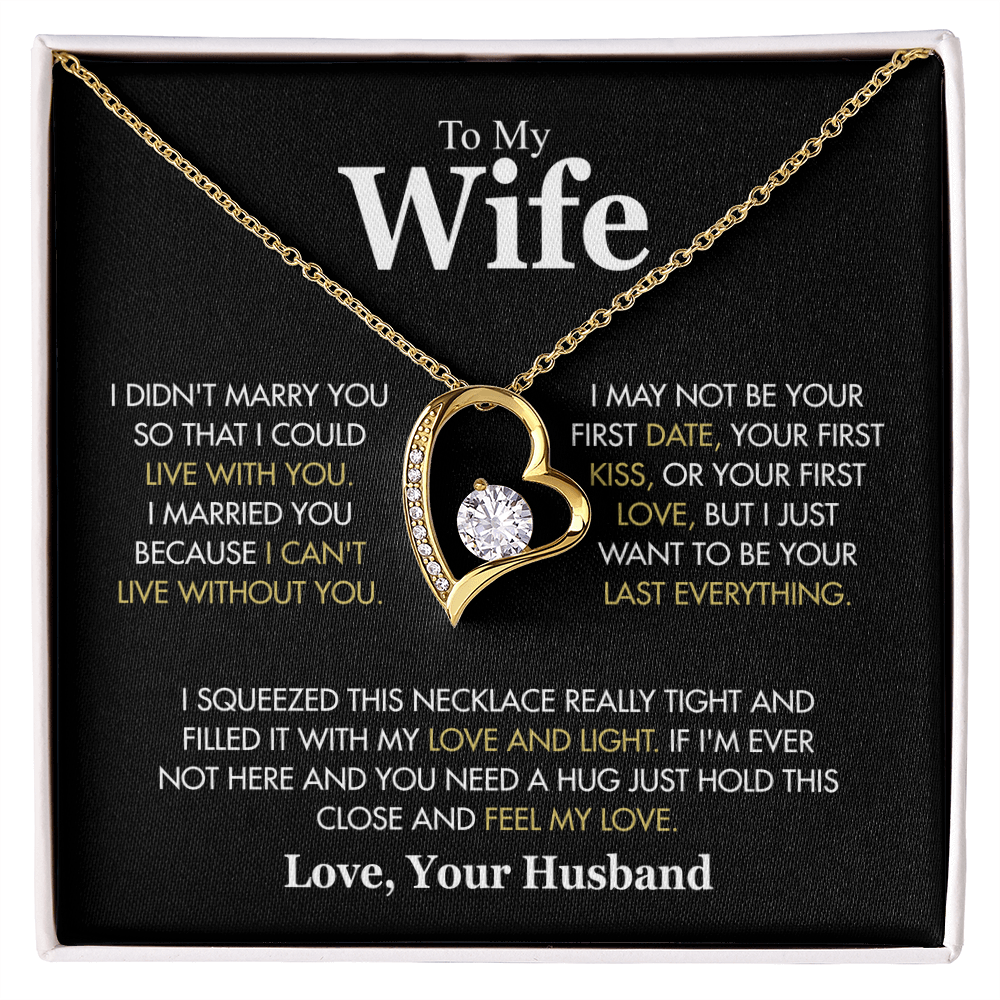 To My Wife - Forever Love Necklace Gift Set