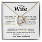 To My Wife - Forever Love Necklace Gift Set