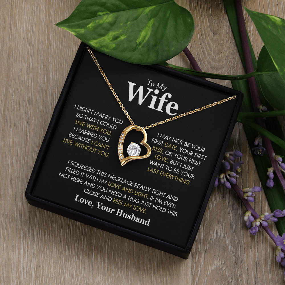To My Wife - Forever Love Necklace Gift Set
