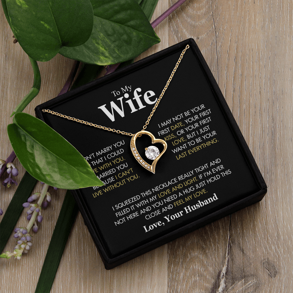 To My Wife - Forever Love Necklace Gift Set