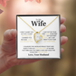 To My Wife - Forever Love Necklace Gift Set