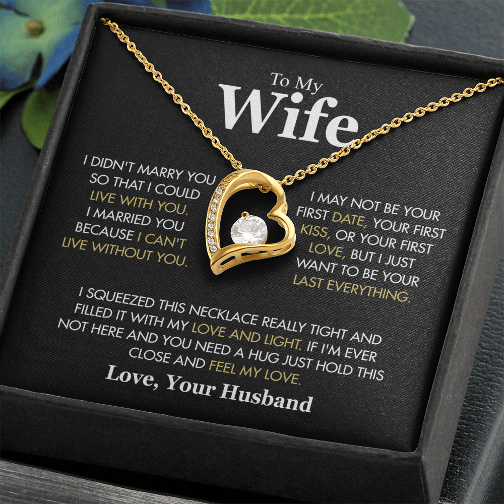 To My Wife - Forever Love Necklace Gift Set