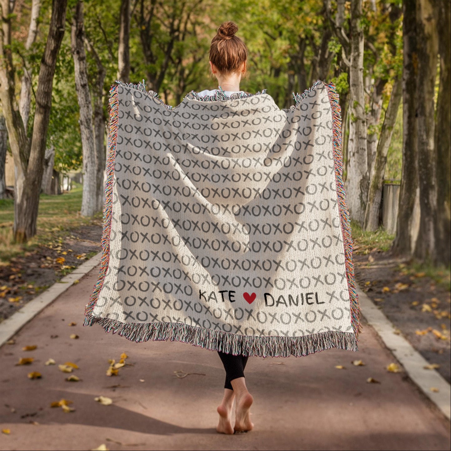 Personalized XOXO Heirloom Blanket – Custom Love Keepsake