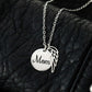 MOM Memorial Necklace with Wings-Angel Wings Necklace