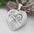 Personalized Heart Gold or Silver Flower Zodiac Necklace